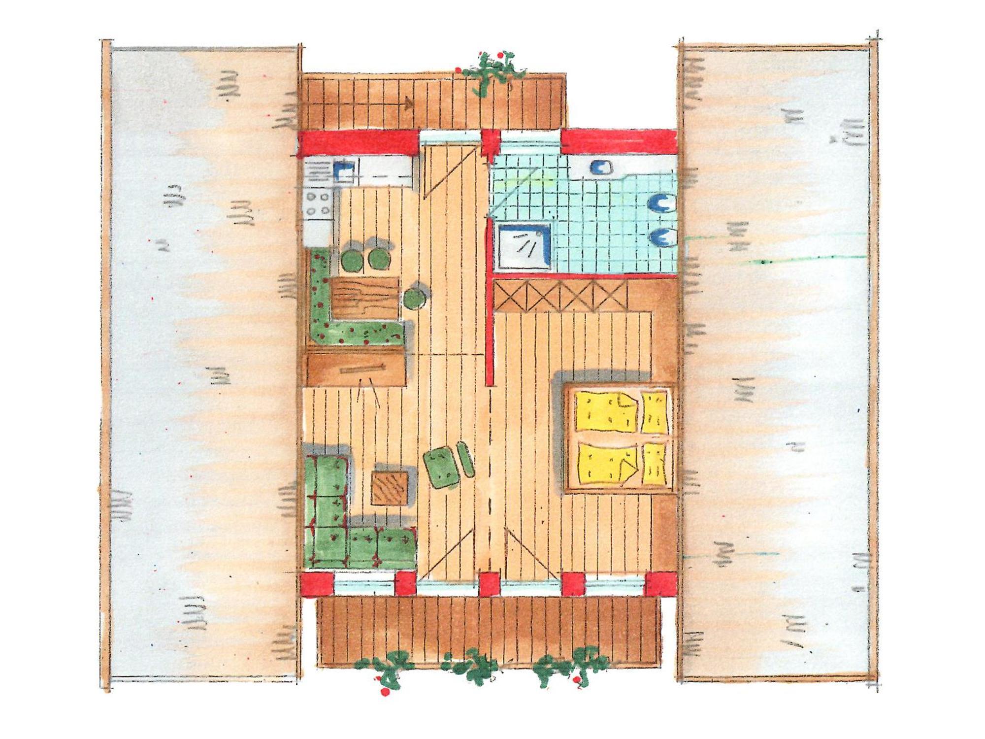 Chalet Piz Da Peres Olang Quarto foto